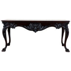 Antique Georgian Carved Writing Table