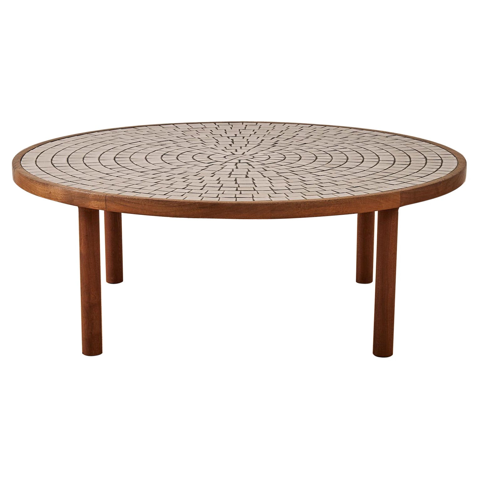Tile Top Coffee Table by Jane & Gordon Martz For Sale