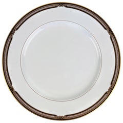 Used Set of Thirty Six Plates in Three Sizes. Made by Wedgwood in Japan.