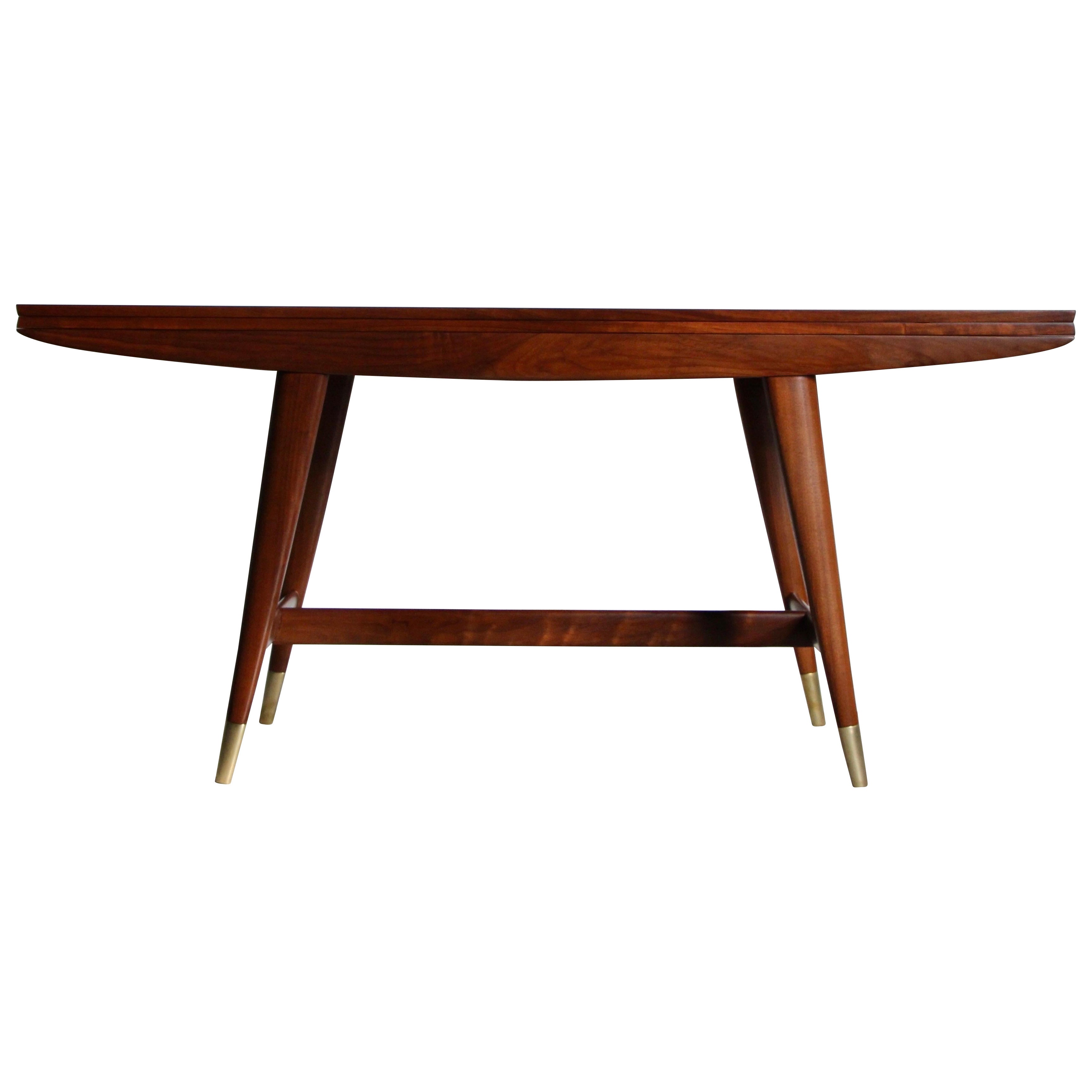 Table console "modèle 2134" à plateau rabattable de Gio Ponti pour Singer & Sons, années 1950