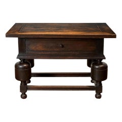19th Century English Jacobean-Style Table