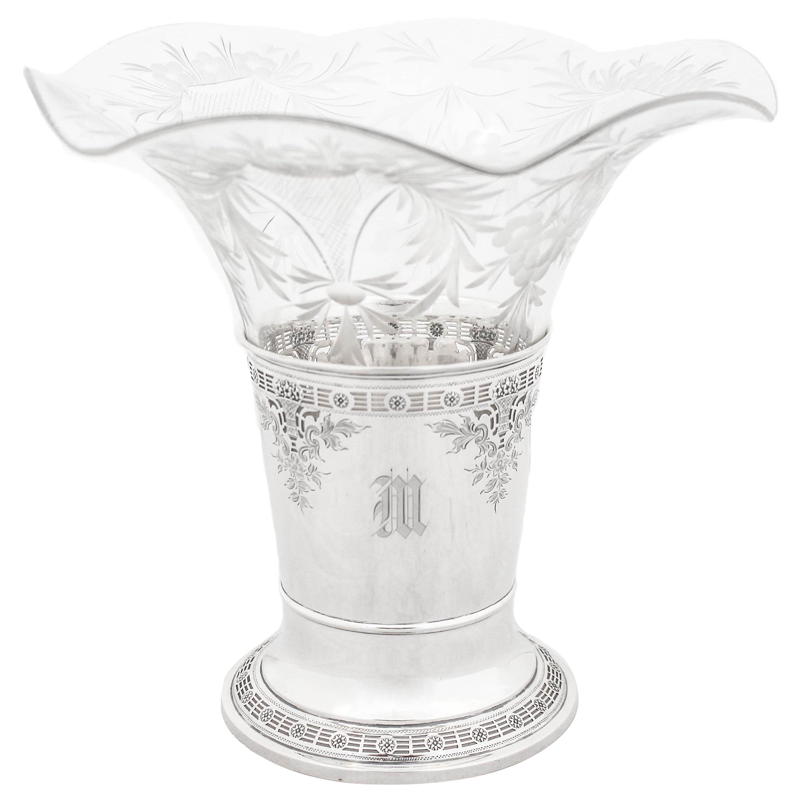 Vase aus Sterlingsilber