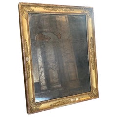 19th Century French Gilt Framed Mirror