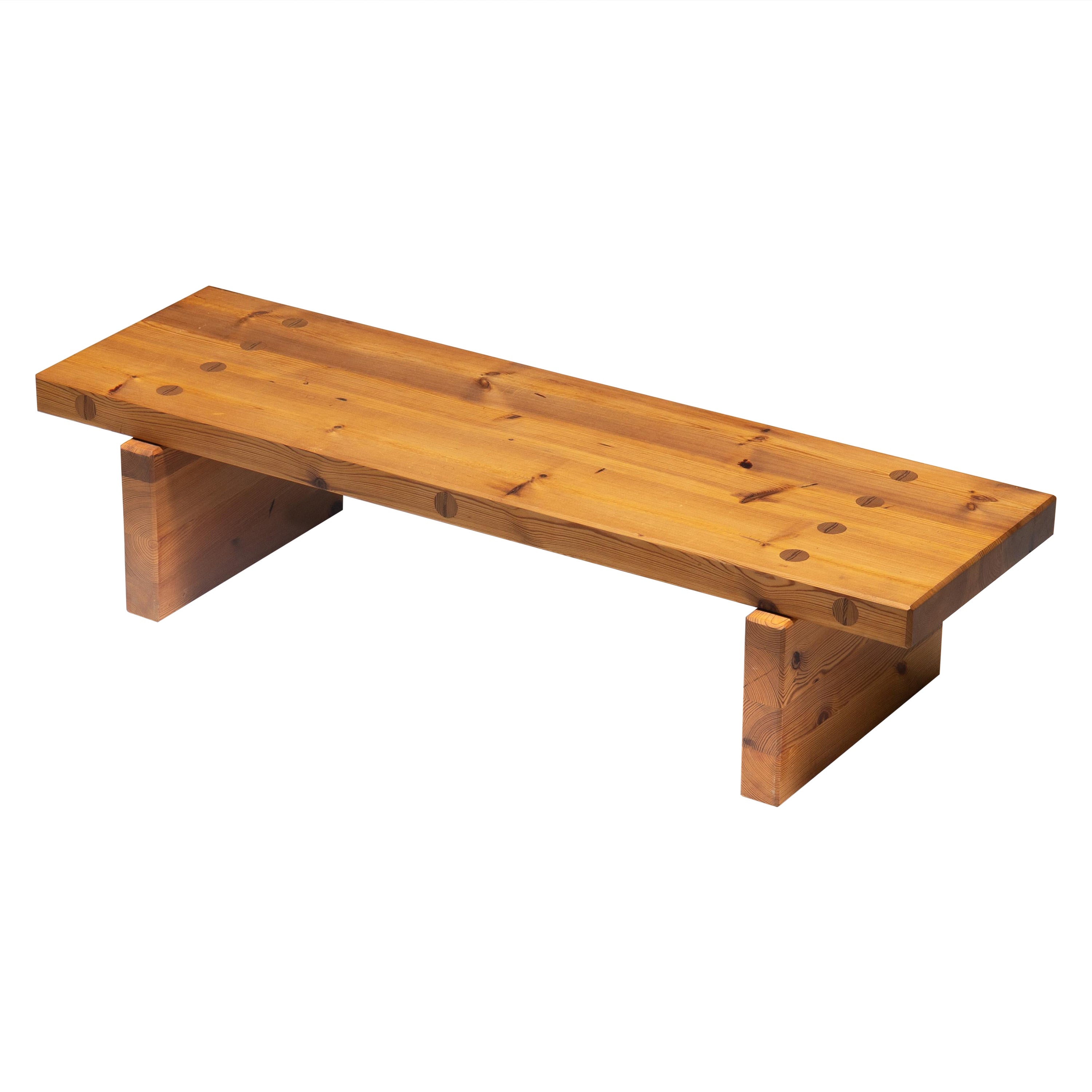 "Bamse" Bench by Roland Wilhelmsson for Karl Andersson & Söner, Sweden, 1971 For Sale
