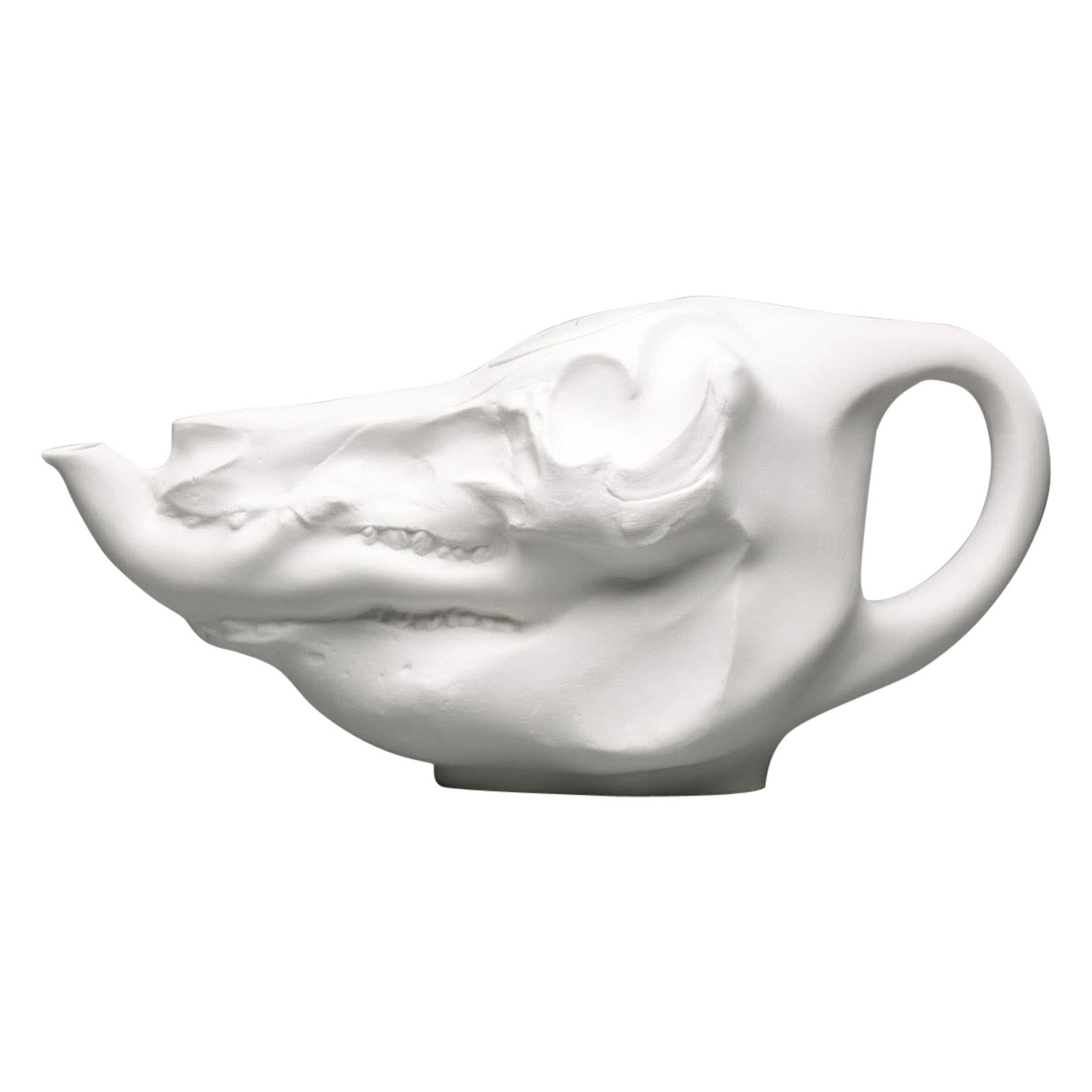 Dutch Design High Teapot Skull Porcelain Wieki Somers For Sale