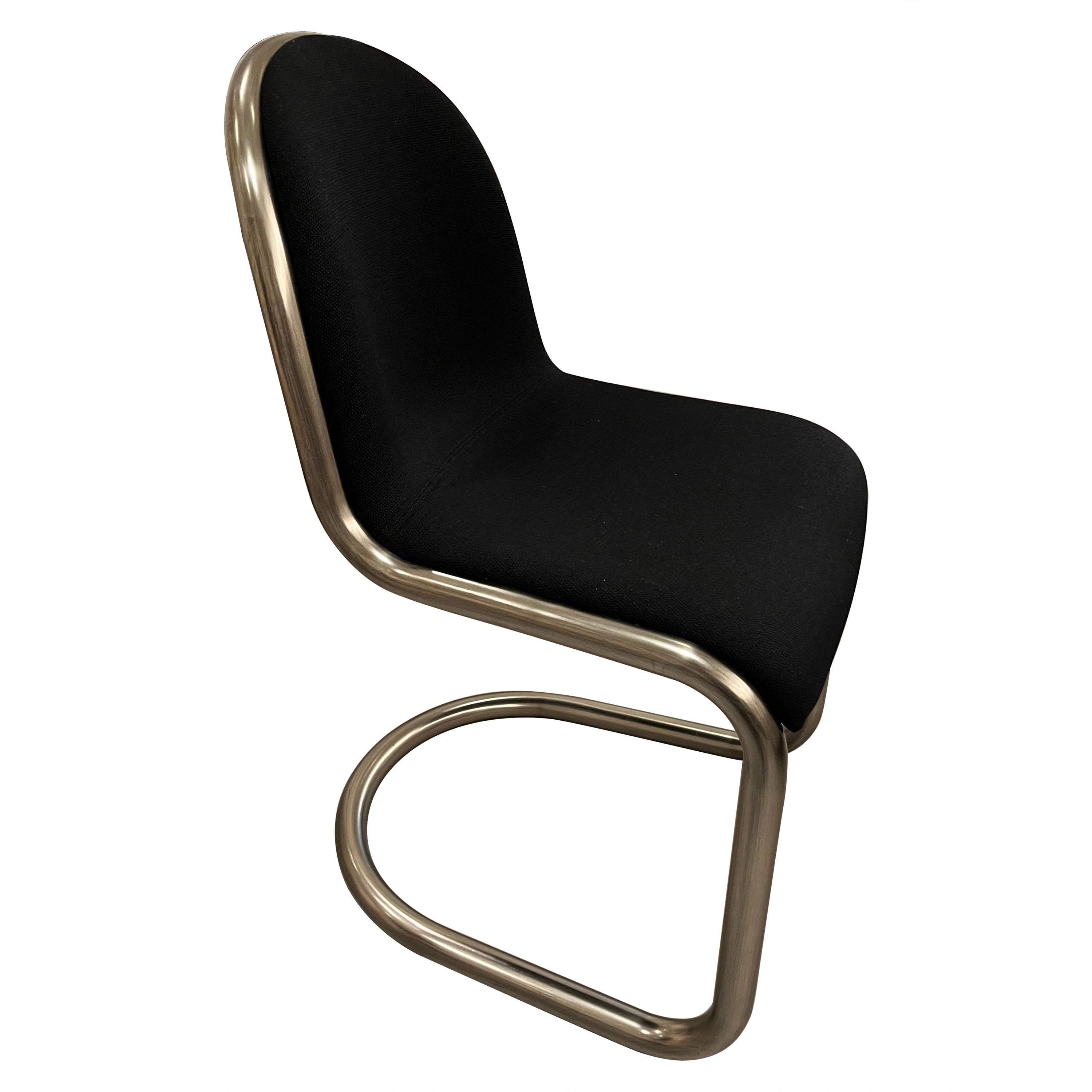 Desalto  Strong Black Side Chair by Eugeni Quitllet  in Stock For Sale