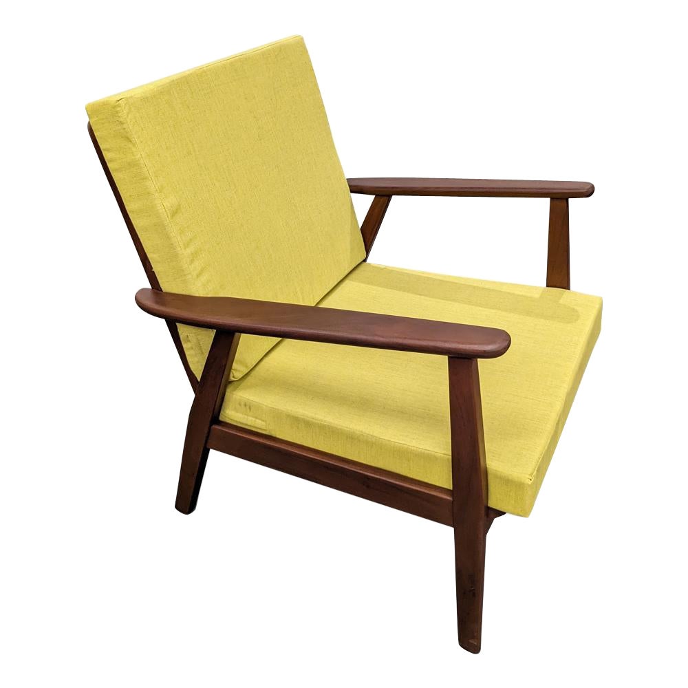 Vintage Danish Mid Century Teak Lounge Chair - 0823151 For Sale