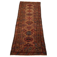 Camel-Hair Malayer Antique runner - 3'5" x 9'0"