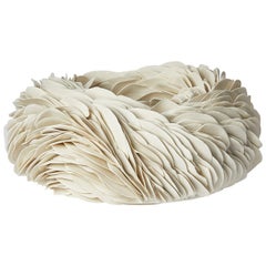 Large Nest, porcelain textured centrepiece by Olivia Walker
