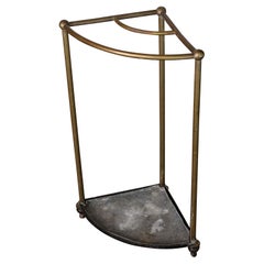 Soporte de latón para bastones de finales del siglo XIX