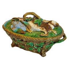 19TH Century Majolica Tureen