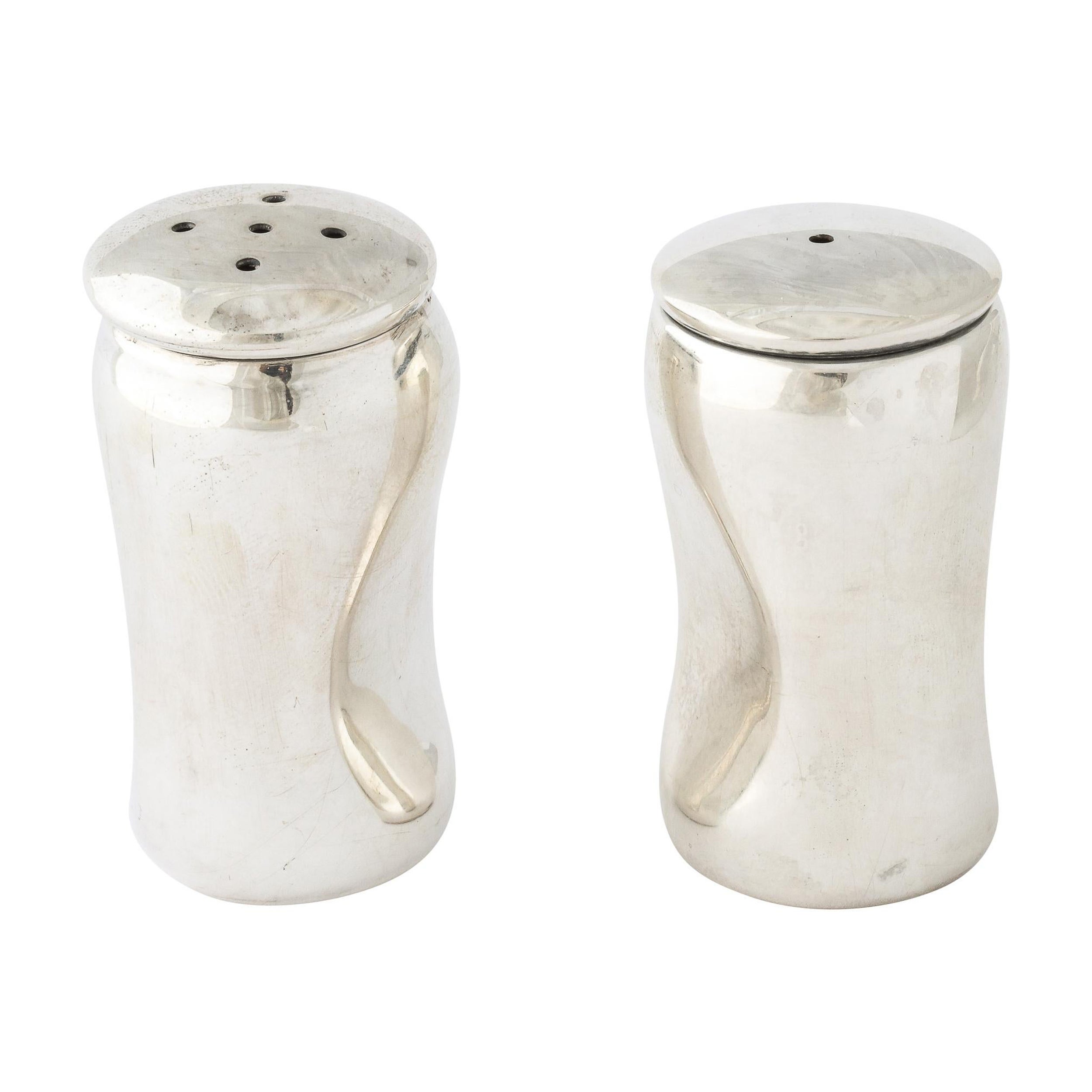 'Thumb Print' Sterling Silver Salt & Pepper Shakers by Elsa Perretti for Tiffany
