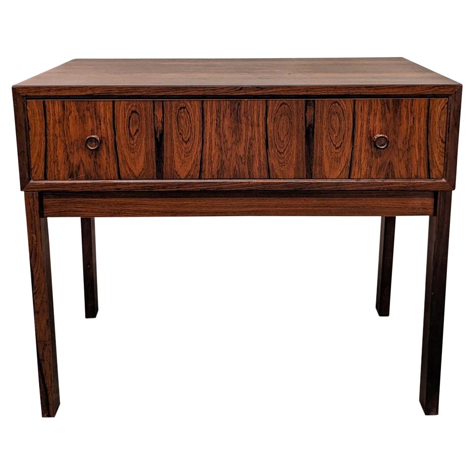 Rosewood Nightstand - 082373 Vintage Danish Mid Century  For Sale