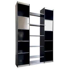 1970's Italian Modernist Bookcase by Cidue