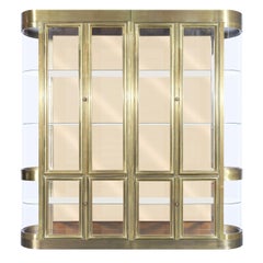 Exceptional Brass display cabinets Cabinets by Mastercraft