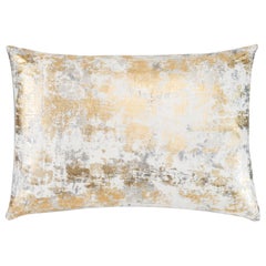 Sona Lumber Pillow, Gold Silver