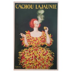 Original Vintage French Poster, Cachou Lajaunie Cappiello, 1930