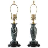 Pair of Marble Lamps