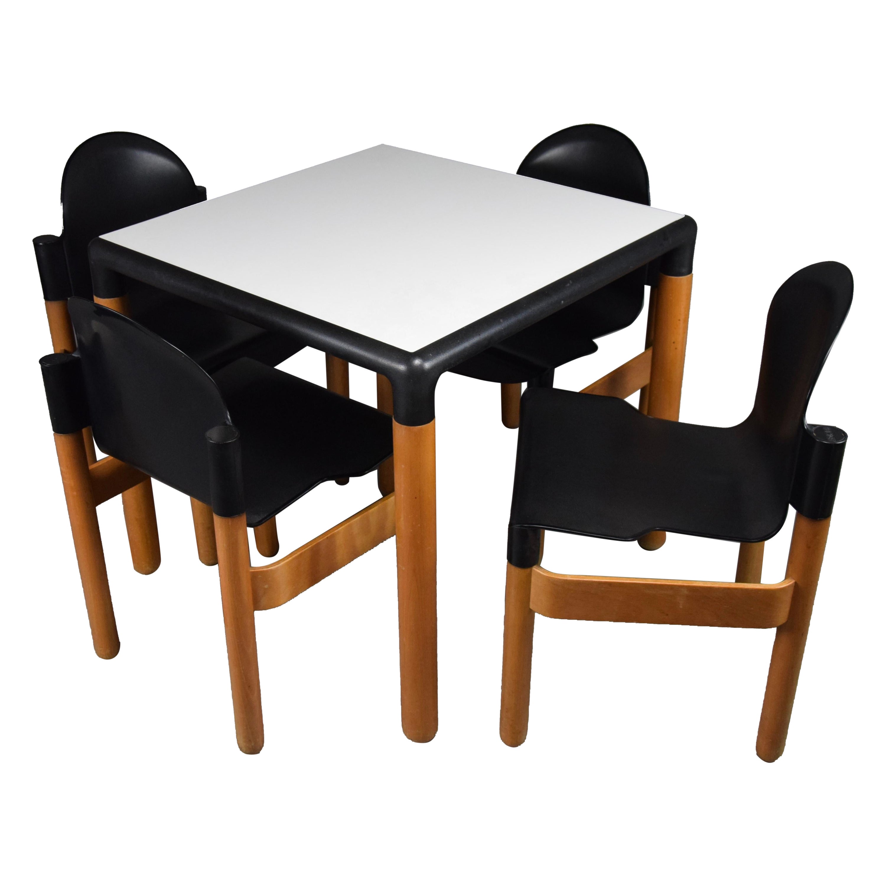 Flex 2000 Dining Room Set by Gerd Lange for Thonet 1980 For Sale