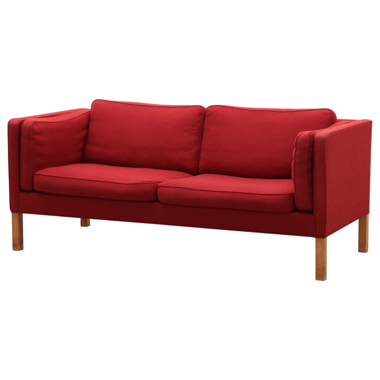 Vintage Seater Sofa By Børge And Peter Mogensen For Fredericia Model 2335  at 1stDibs