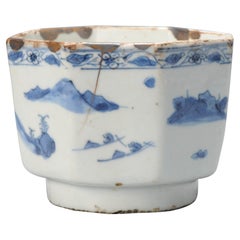 Kosometsuke Ancien pot à eau chinois de la dynastie Ming Chine Porcelaine Bleu et Blanc