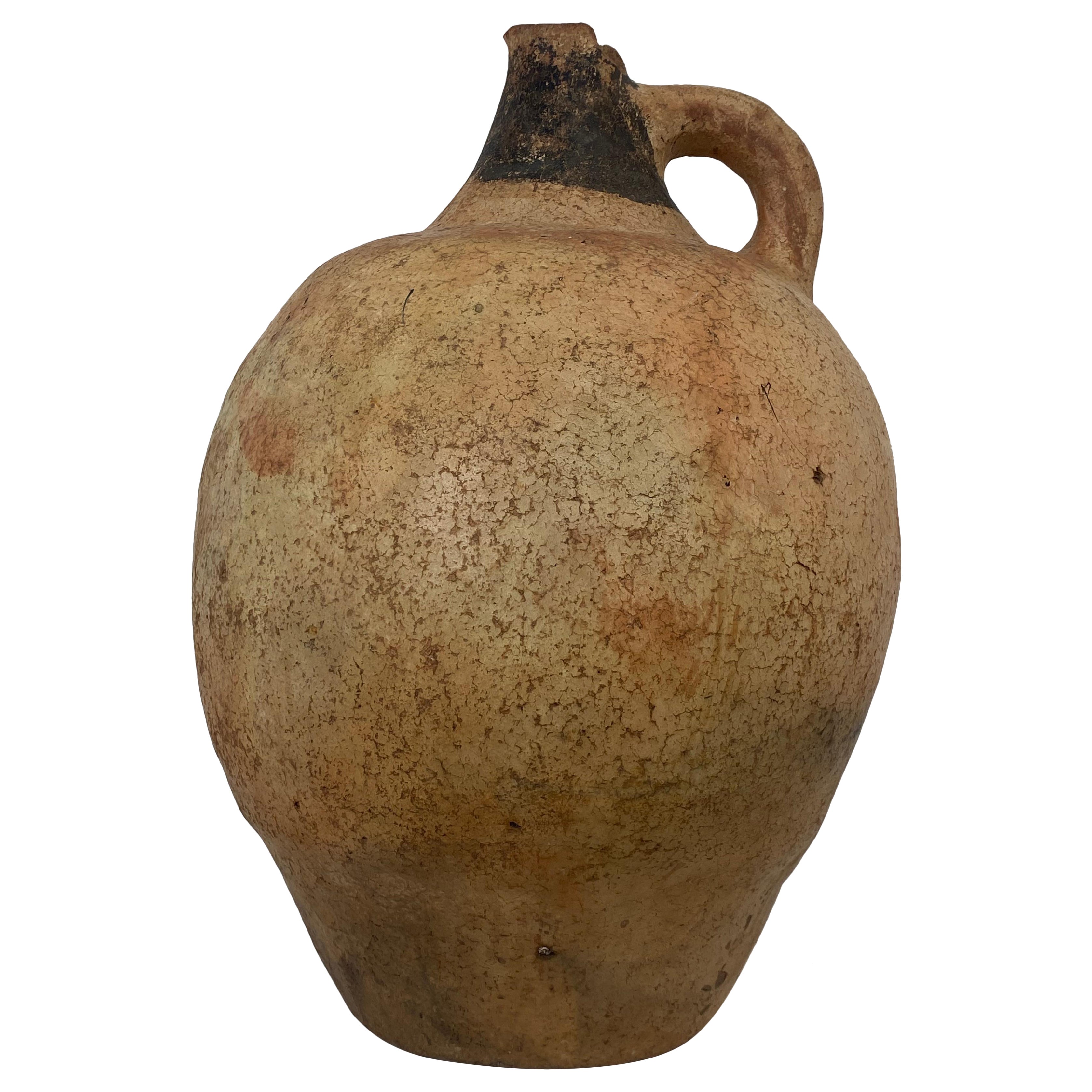 Antique Berber Terracotta Jar  For Sale