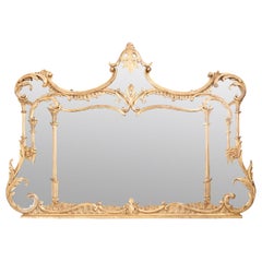 19th Century Overmantel Mirror