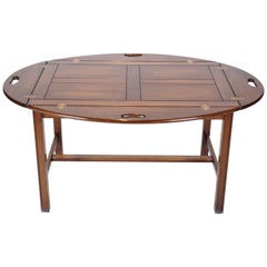 Table de maître d'hôtel en acajou de design danois des années 1950