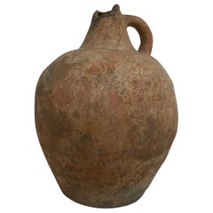 Vintage Berber Terracotta Jar from Morocco