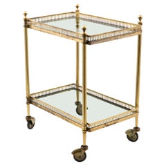Small Brass Serving Trolly