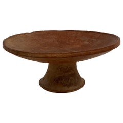 Antique Berber Terracotta Bowl on a central foot