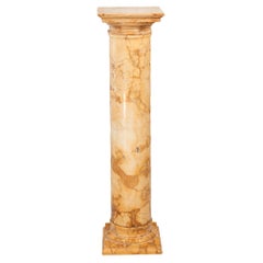 Used 19th Century Marble Plinth in the Form of a Classical Column