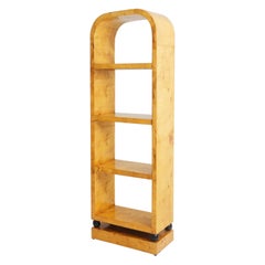 Art Deco Burlwood Etagere