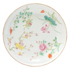 Superior Quality Guangxu or Minguo Chinese Porcelain Tazza with Flowers