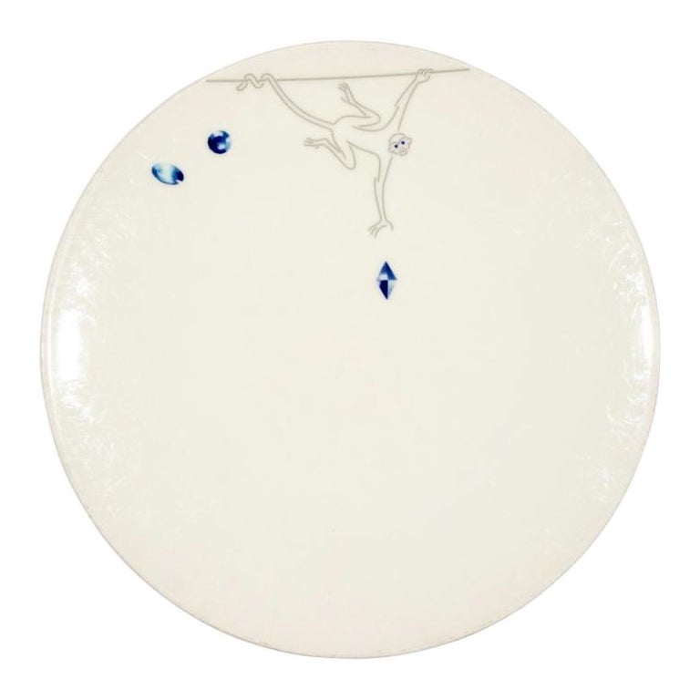Six Le Cirque N.Y. Custom Villeroy and Boch Dinner Plates - Monkeys with  Gems For Sale at 1stDibs