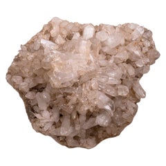 Vintage Monumental Himalayan Quartz Crystal Geode Mineral Specimen