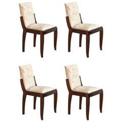 Set of Four Art Deco Chairs