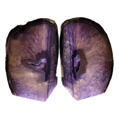 Pair of Brazillian Agate Large  Bookends/ Crystals