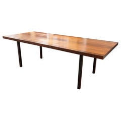 Mid Century Baughman Rectangular Wood Expandable Dining Table for Directional