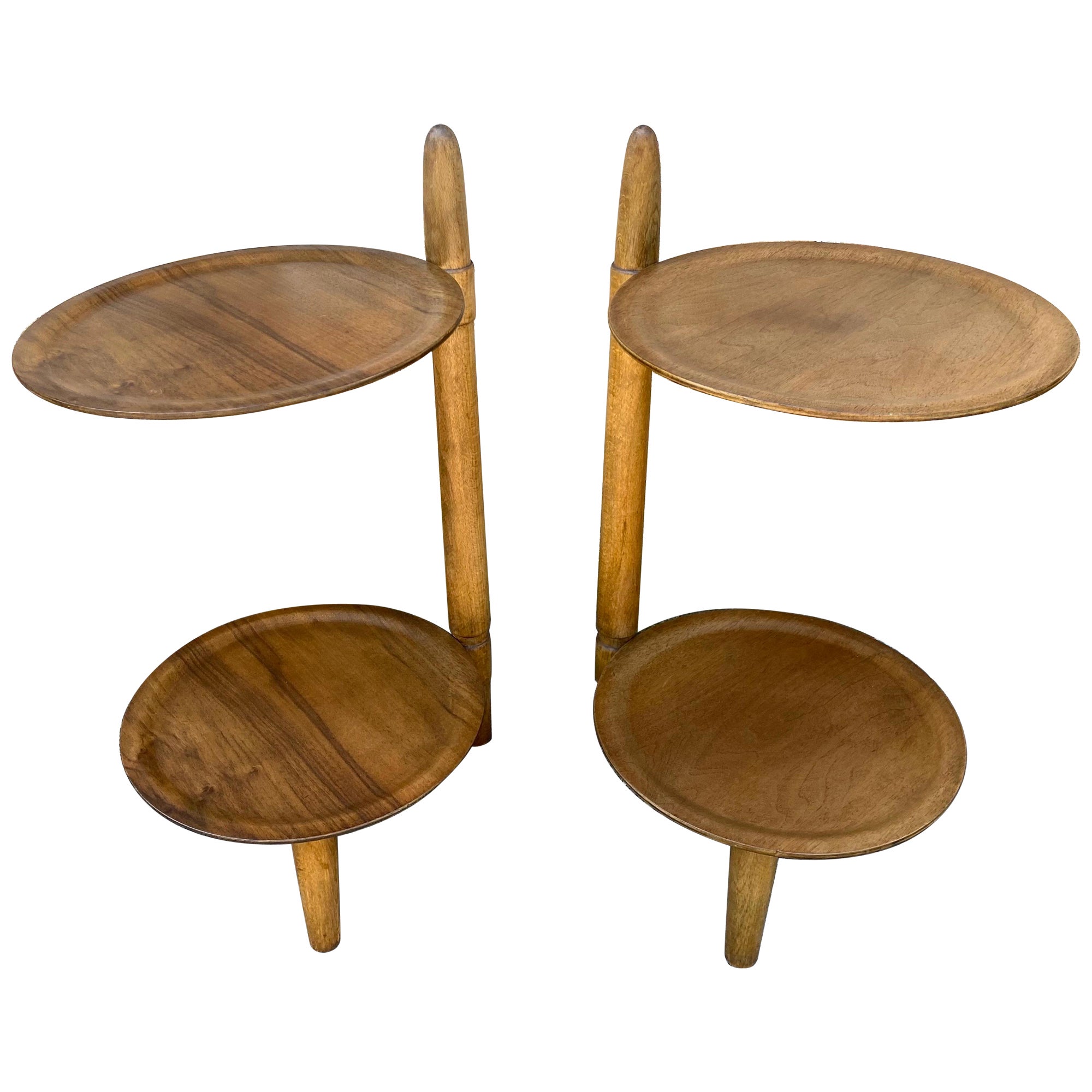 Edmund Jorgensen  Two-Tiered Side Tables