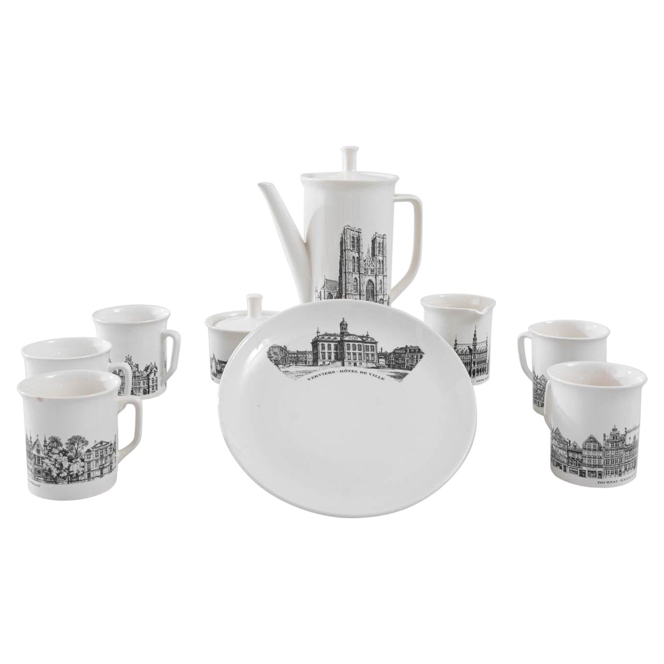 Belgian Tea Sets - 12 For Sale at 1stDibs