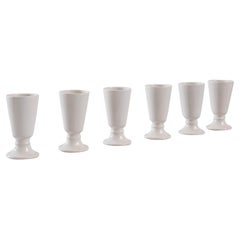 20th Century Belgian Ceramic Mugs, Set of Six