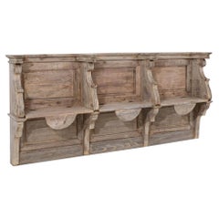 Antique Early 19th Century French Oak Bench