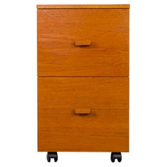 Teak Mid-Century Filing Cabinet