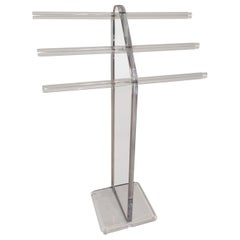 Retro Mid Century Lucite Valet Towel or Blanket Rack