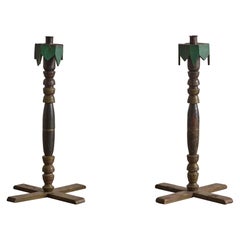 Pair of French Altar Candlesticks 