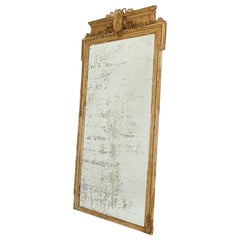 Antique 19th Century French Giltwood Mirror 
