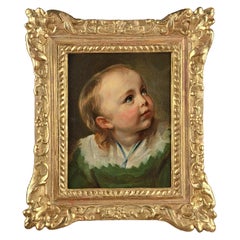 Portrait d'un Child - Ecole Flemish d'après Van Dyck