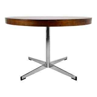 Custom Mid Century Modern Round Dining Table at 1stDibs
