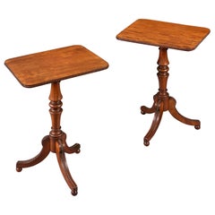 A pair of mahogany occasional tables in the manner of Gillows 